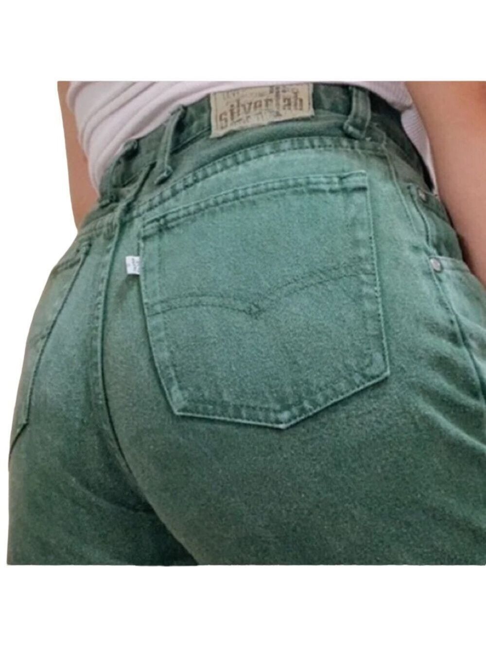 Levi’s Rare Vintage 90’s Green Silvertab Loose Fit Jeans 12(8)
